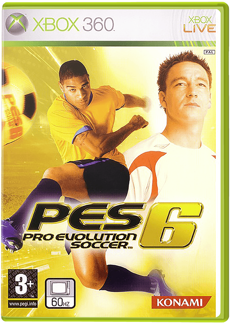 Pro Evolution Soccer 6 box art for Xbox 360